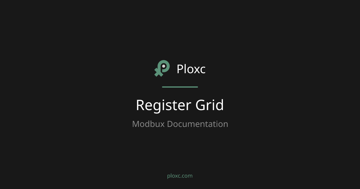 Register Grid | Modbux Docs