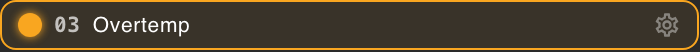 Bitmap bit in warning state